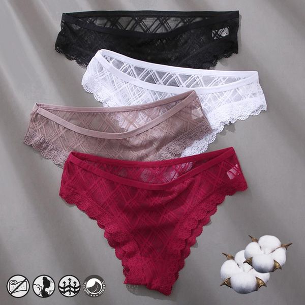 1pcs women panties lace underwear cotton briefs solid color perspective underpant female breathable soft intimates lingerie, Black;pink
1pcs women panties lace underwear cotton briefs solid color perspective underpant female breathable soft intimates lingerie, Black;pink