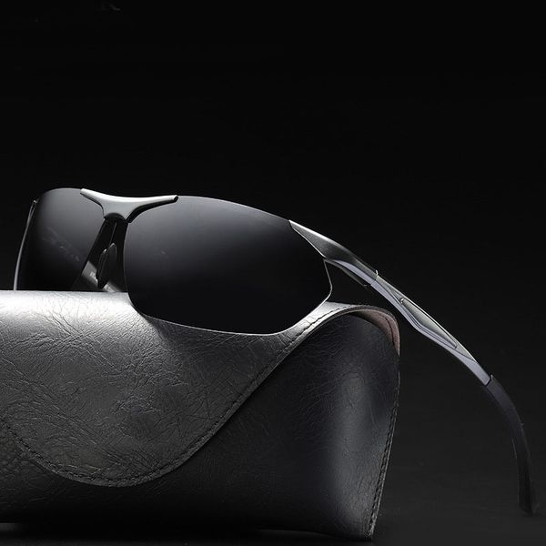 men's semi-rimless al-mg sports sunglasses classic trendy stylish men sunglasses polarized xd-6518, White;black
men's semi-rimless al-mg sports sunglasses classic trendy stylish men sunglasses polarized xd-6518, White;black