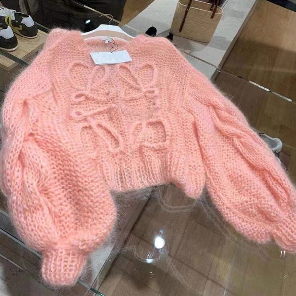 women's sweaters designer 2021 autumn winter women's high sense temperament french minority pink sweater lazy and loose to wear ou, White;black
women's sweaters designer 2021 autumn winter women's high sense temperament french minority pink sweater lazy and loose to wear ou, White;black