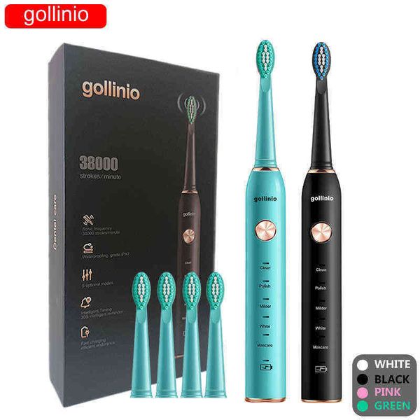 toothbrush gollinio electric toothbrush usb fast charging gl41b sonic electr toothbrush smart rechargeable tooth brush replacement head 0315
toothbrush gollinio electric toothbrush usb fast charging gl41b sonic electr toothbrush smart rechargeable tooth brush replacement head 0315