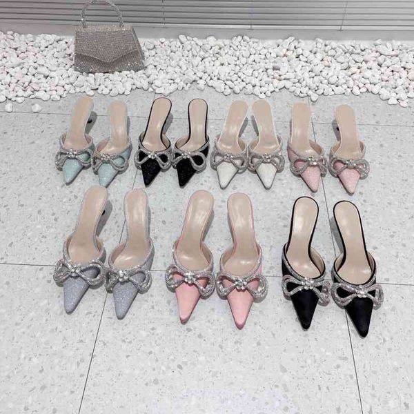 dress shoes machmach slippers women's bowknot high heels pointed half trailer medium muller thin single shoes f1f5, Black
dress shoes machmach slippers women's bowknot high heels pointed half trailer medium muller thin single shoes f1f5, Black