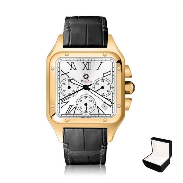 men's automatic mechanical watch requin santo gold stainless steel case leather strap w2sa six-hand calendar sapphire dial fa2732, Slivery;brown
men's automatic mechanical watch requin santo gold stainless steel case leather strap w2sa six-hand calendar sapphire dial fa2732, Slivery;brown
