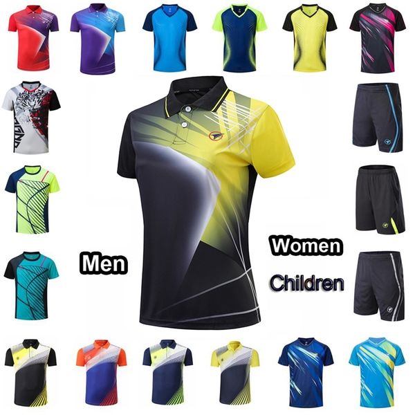 men women tennis t shirt girls boys tee shirts sportwear youth badminton kits shorts table training uniform 220616, Gray
men women tennis t shirt girls boys tee shirts sportwear youth badminton kits shorts table training uniform 220616, Gray