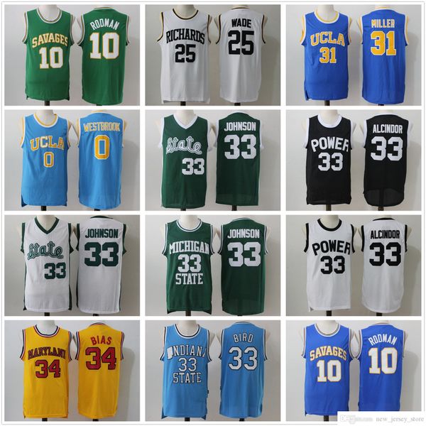 stitched ncaa basketball jerseys college alcindor 33 bird 34 bias johnson 25 wade high school shirts rodman 10 ucla miller 31 westbrook jers, Black
stitched ncaa basketball jerseys college alcindor 33 bird 34 bias johnson 25 wade high school shirts rodman 10 ucla miller 31 westbrook jers, Black