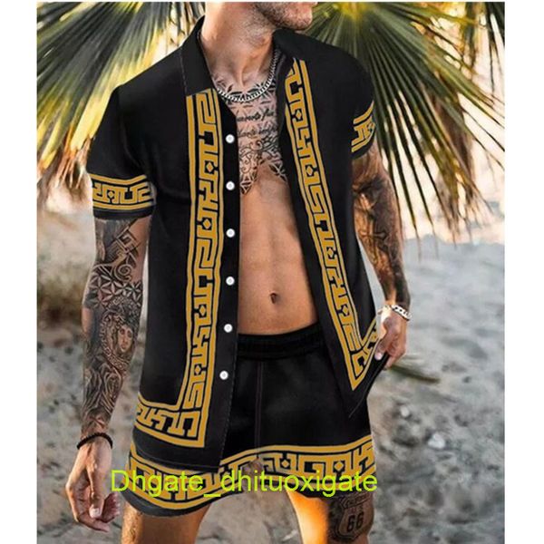 summer casual men's shirts luxury men tracksuits hawaiian sets printing short sleeve button shirt fashion beach shorts tees streetwear, White;black
summer casual men's shirts luxury men tracksuits hawaiian sets printing short sleeve button shirt fashion beach shorts tees streetwear, White;black