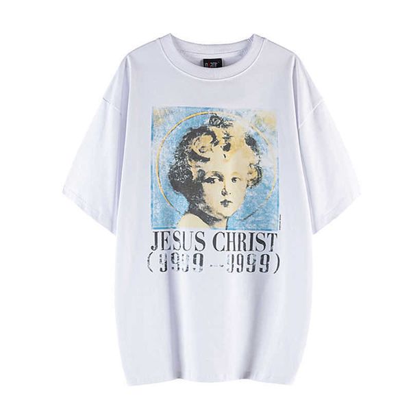 designer saint vintage saint michael angel vintage american high street men and women loose couple short sleeve t-shirt, White;black
designer saint vintage saint michael angel vintage american high street men and women loose couple short sleeve t-shirt, White;black