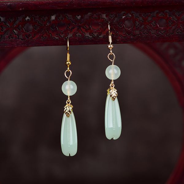 classical style earrings women's fashion simple temperament long glass earrings jewelry minority design, Golden;silver
classical style earrings women's fashion simple temperament long glass earrings jewelry minority design, Golden;silver