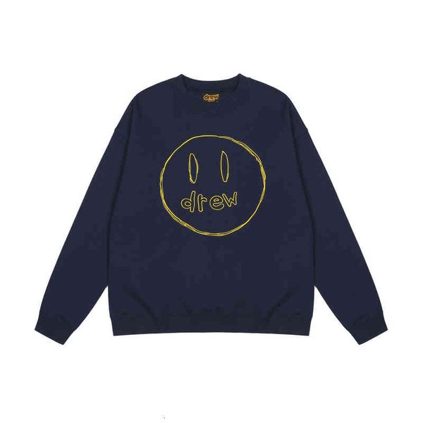 men's hoodies sweatshirts autumn winter dew sketch smiling face embroidered round neck sweater for men and women, Black
men's hoodies sweatshirts autumn winter dew sketch smiling face embroidered round neck sweater for men and women, Black