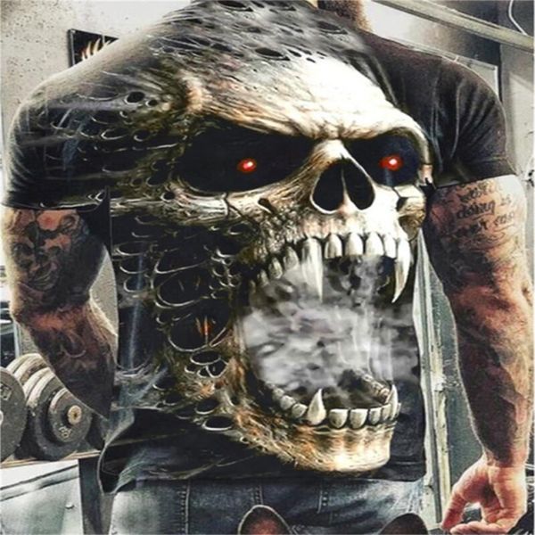 summer skull printed t shirt for men casual oversized short sleeve men s clothes streetwear hip hop 3d printing 220526, White;black
summer skull printed t shirt for men casual oversized short sleeve men s clothes streetwear hip hop 3d printing 220526, White;black