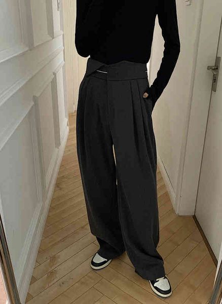 casual dresses 2022 women's spring triangle bright line straight casual pants asymmetric wide leg temperament q0wv, Black;gray
casual dresses 2022 women's spring triangle bright line straight casual pants asymmetric wide leg temperament q0wv, Black;gray