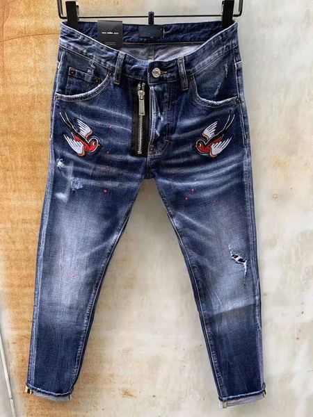 dsqsury dsq jeans mens luxury designer jeans skinny ripped cool guy causal hole denim fashion brand fit jeans men washed pants 6144, Blue
dsqsury dsq jeans mens luxury designer jeans skinny ripped cool guy causal hole denim fashion brand fit jeans men washed pants 6144, Blue