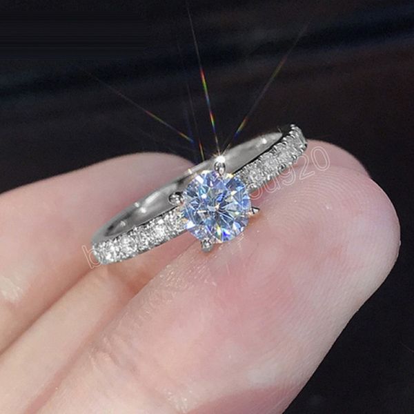 trendy elegant zircon ring for women white cz crystal engagement rings female wedding jewelry, Silver
trendy elegant zircon ring for women white cz crystal engagement rings female wedding jewelry, Silver