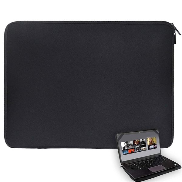 17 solid black lapnotebook sleeve bag waterproof neoprene case with 4 strps for 17 3 17 4 hp dell pc 220706
17 solid black lapnotebook sleeve bag waterproof neoprene case with 4 strps for 17 3 17 4 hp dell pc 220706