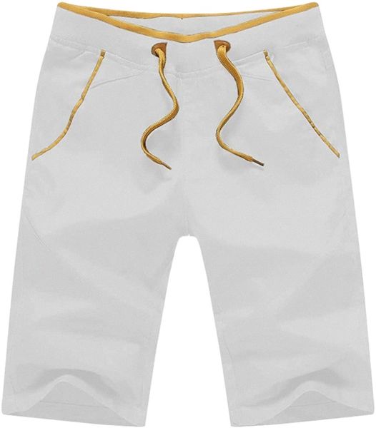 mens slim adjustable drawstring elastic band casual shorts f4xf#, White;black
mens slim adjustable drawstring elastic band casual shorts f4xf#, White;black