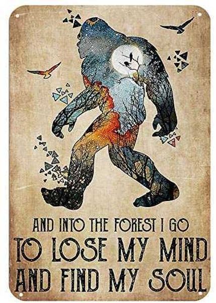 tin sign vintage bigfoot walked into the forest, i lost my way and found the soul suitable for the room living room bar garage
tin sign vintage bigfoot walked into the forest, i lost my way and found the soul suitable for the room living room bar garage