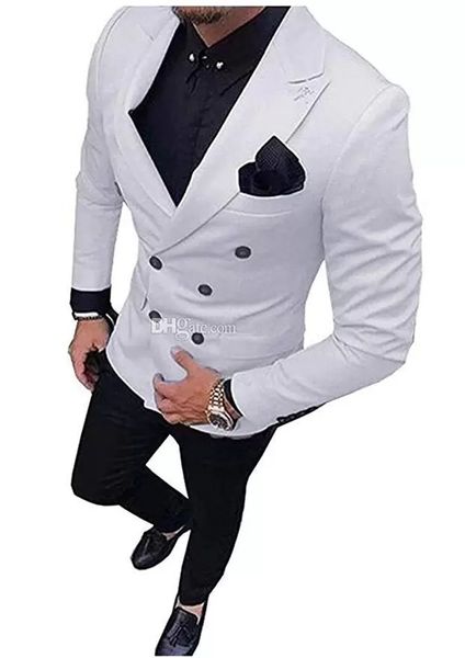cool groomsmen double-breasted groom tuxedos mens wedding dress man jacket blazer prom dinner 2 piece suit(jacket+pants), Black;gray
cool groomsmen double-breasted groom tuxedos mens wedding dress man jacket blazer prom dinner 2 piece suit(jacket+pants), Black;gray