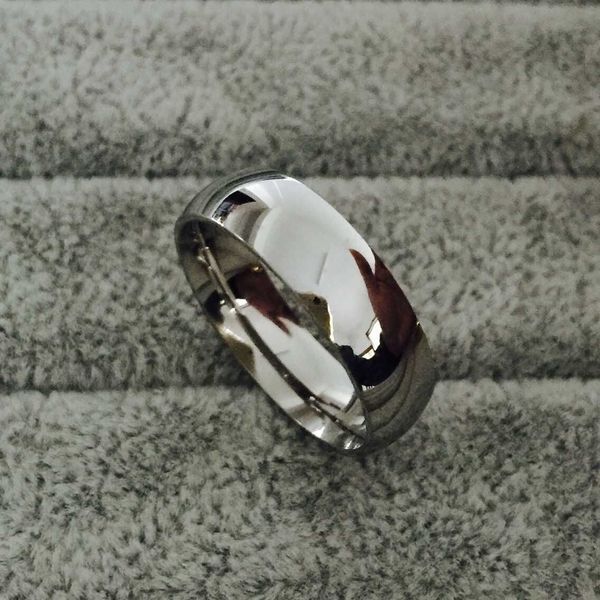 high polished classic men boy 18k 6mm 8mm ring natural silver 316l stainless steel rings fashion women wedding jewelry lady party gifts whol
high polished classic men boy 18k 6mm 8mm ring natural silver 316l stainless steel rings fashion women wedding jewelry lady party gifts whol