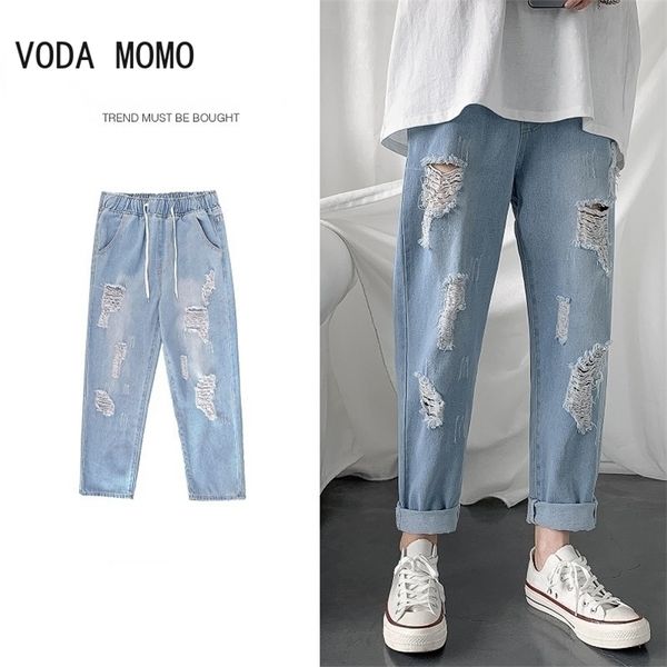 summer slim fit jeans for mens streetwear korean designer regular distressed denim slim homme pants hip hop hole jeans trousers 220718, Blue
summer slim fit jeans for mens streetwear korean designer regular distressed denim slim homme pants hip hop hole jeans trousers 220718, Blue