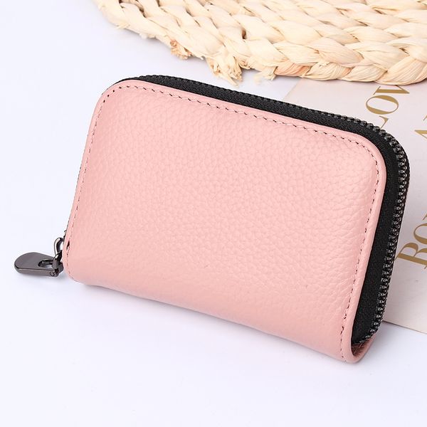 new card bag short rfid anti-theft brush multi card position fashionable lady's first layer of cowhase credit zipper wallet, Red;black
new card bag short rfid anti-theft brush multi card position fashionable lady's first layer of cowhase credit zipper wallet, Red;black