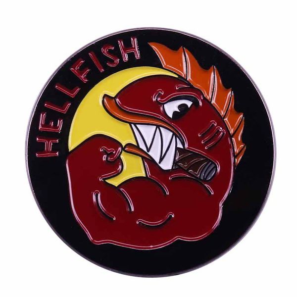 flying hellfish morale brooch pins enamel metal badges lapel pin brooches jackets fashion jewelry accessories, Blue
flying hellfish morale brooch pins enamel metal badges lapel pin brooches jackets fashion jewelry accessories, Blue