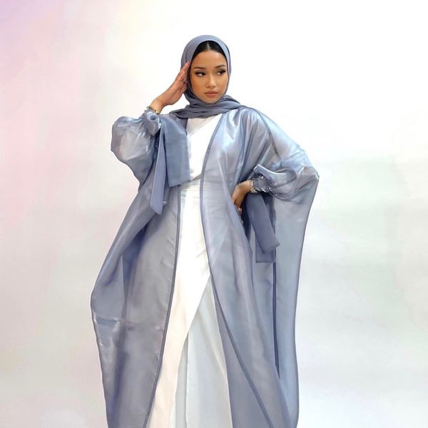 ramadan summer open abaya dubai muslim dress turkey shiny puff sleeves satin abayas women islam kaftan kimono femme musulmane, Red
ramadan summer open abaya dubai muslim dress turkey shiny puff sleeves satin abayas women islam kaftan kimono femme musulmane, Red