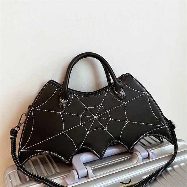 luxury handbag classic vintage bat shap crossbody personality spider web pattern women shoulder bag fashion tote 220620
luxury handbag classic vintage bat shap crossbody personality spider web pattern women shoulder bag fashion tote 220620