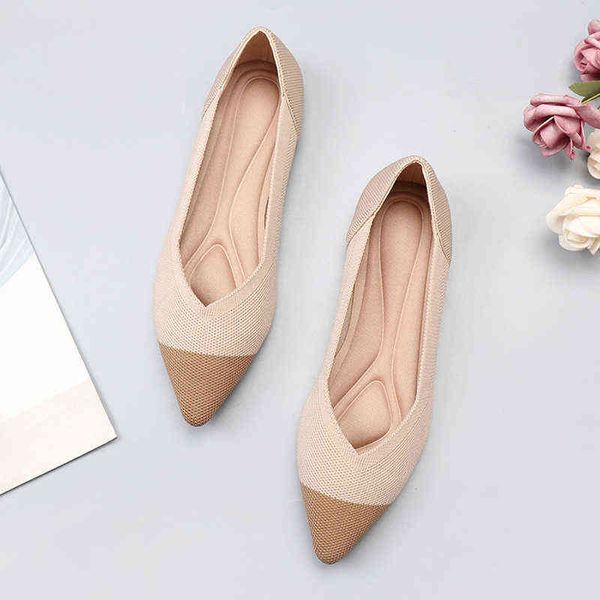 women dress shoes 2022 vrouwen zachte schoenen knit stretch ballet flats mesh rijden loafers toevallige gemengde kleur ademend rubberen zool, Black
women dress shoes 2022 vrouwen zachte schoenen knit stretch ballet flats mesh rijden loafers toevallige gemengde kleur ademend rubberen zool, Black