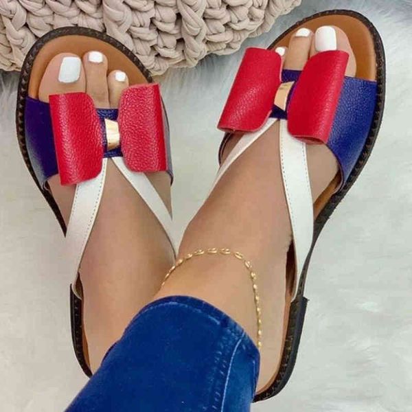 sandels brkwlyz women shoes summer fashion flat color blocking bowknot large size sandals slippers pu beach outdoor slides 220303, Black
sandels brkwlyz women shoes summer fashion flat color blocking bowknot large size sandals slippers pu beach outdoor slides 220303, Black