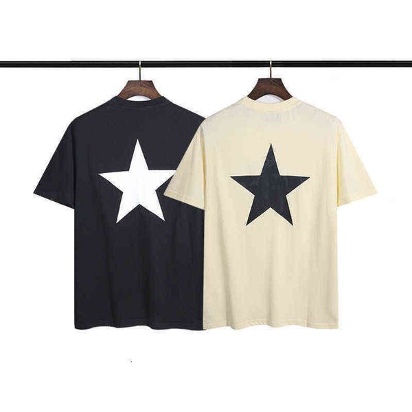 designer double thread essential high street five pointed star print short sleeve t-shirt men and women lovers loose round neck bottoming sh, White;black
designer double thread essential high street five pointed star print short sleeve t-shirt men and women lovers loose round neck bottoming sh, White;black