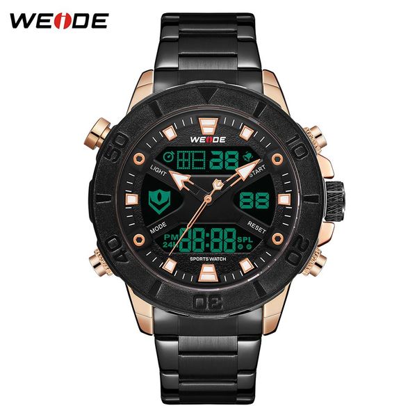weide wristwatches luxury brand quartz digital movement metal case black strap luminous chronograph calendar men wristwatch relogio masculin, Slivery;brown
weide wristwatches luxury brand quartz digital movement metal case black strap luminous chronograph calendar men wristwatch relogio masculin, Slivery;brown