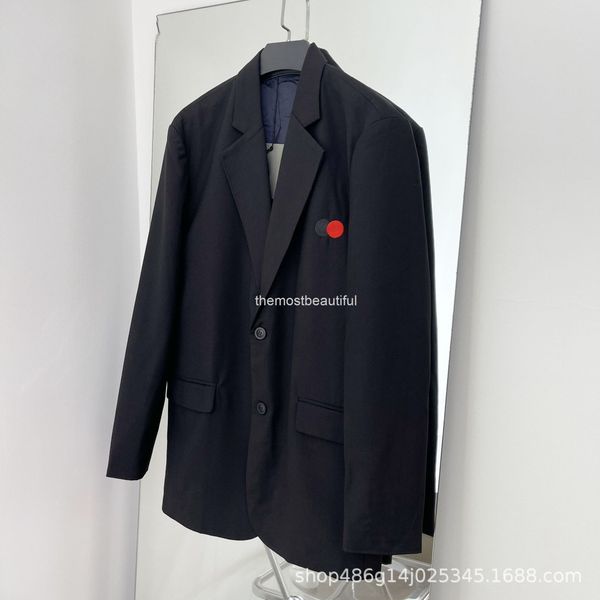 women's suits & blazers b paris home double circle embroidered letter suit inner printed metal shoulder pad loose men's and women&, White;black
women's suits & blazers b paris home double circle embroidered letter suit inner printed metal shoulder pad loose men's and women&, White;black