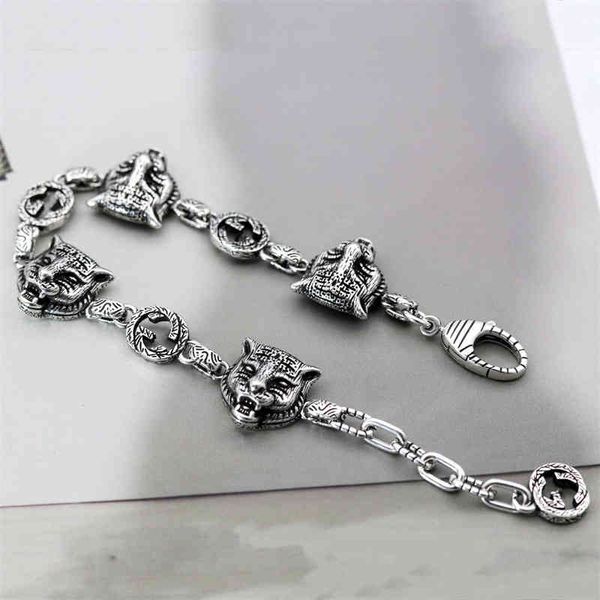 2023 designer new jewelry gu shuang thai silver embossed tiger adjustable head bracelet trend domineering personality men's and women&#, Black
2023 designer new jewelry gu shuang thai silver embossed tiger adjustable head bracelet trend domineering personality men's and women&#, Black
