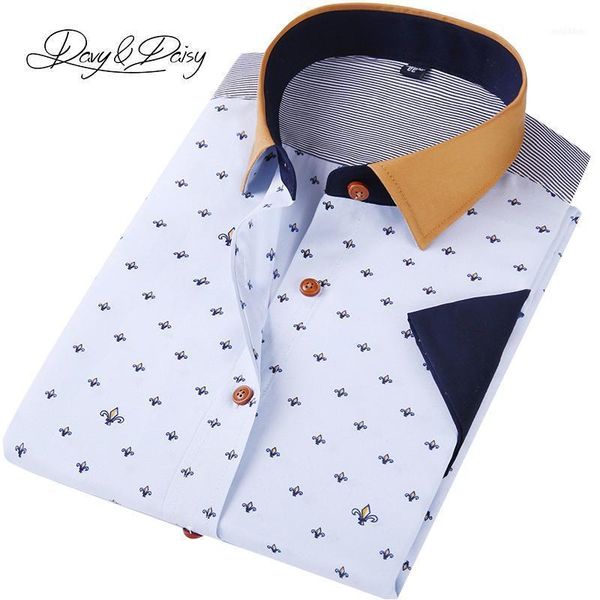 men's casual shirts wholesale- davydaisy men shirt short sleeve 2022 summer fashion printed male dress brand clothing -1331, White;black
men's casual shirts wholesale- davydaisy men shirt short sleeve 2022 summer fashion printed male dress brand clothing -1331, White;black