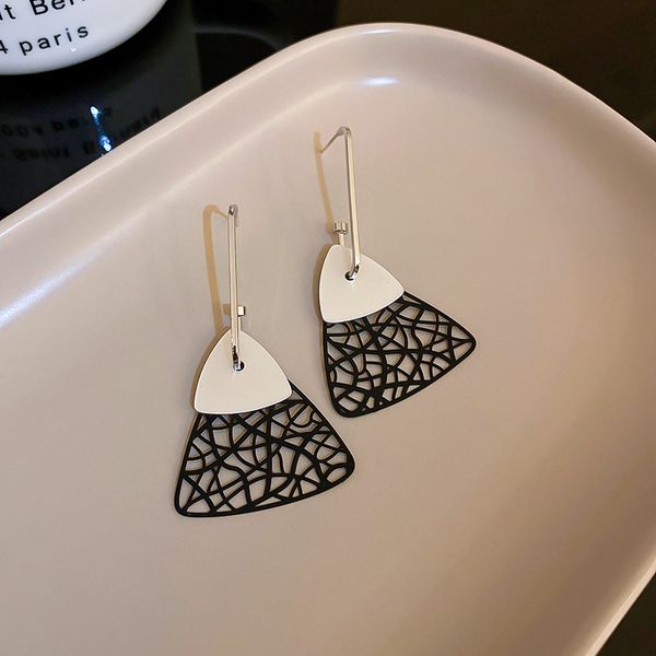 silver needle pattern geometric triangle earrings korean exaggerated personalized stud earrings fashion simple retro internet eardropf, Golden
silver needle pattern geometric triangle earrings korean exaggerated personalized stud earrings fashion simple retro internet eardropf, Golden