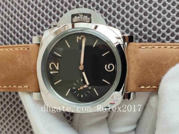 luxury men's limited 47mm wristwatches sandwich black dial brown leather movement power savings counterclockwise manual winding diving, Slivery;brown
luxury men's limited 47mm wristwatches sandwich black dial brown leather movement power savings counterclockwise manual winding diving, Slivery;brown