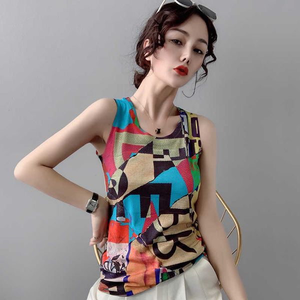 spring / summer new fashion printed vest sleeveless bottoms t-shirt women women's vests lace new fashions camisole, White
spring / summer new fashion printed vest sleeveless bottoms t-shirt women women's vests lace new fashions camisole, White