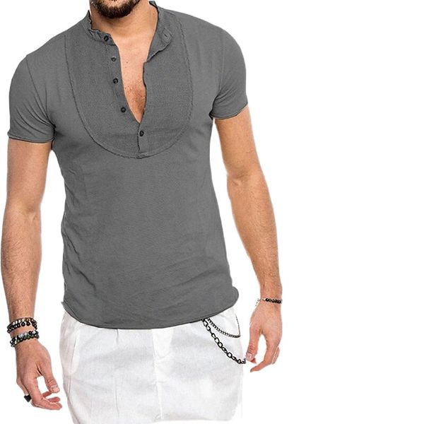 men's tee t shirt shirt graphic solid color plus size stand collar casual daily button-down short sleeve linen basic designer slim fit, White;black
men's tee t shirt shirt graphic solid color plus size stand collar casual daily button-down short sleeve linen basic designer slim fit, White;black