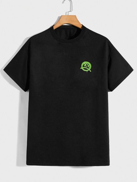men cartoon graphic tee 38xr#, White;black
