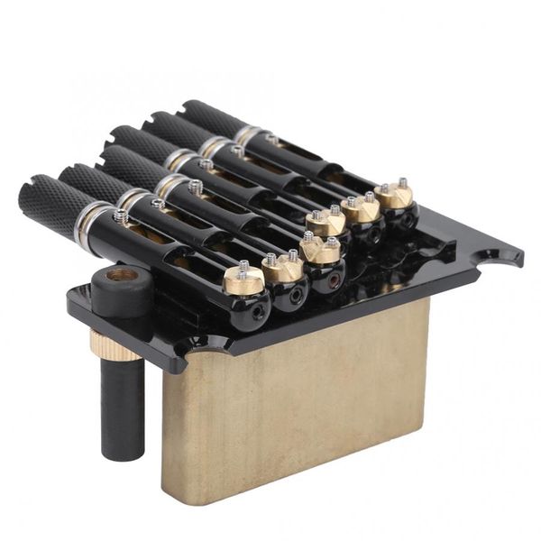 black 7 strings headless electric guitar bridge brass base headless vibrato guitar bridge set
black 7 strings headless electric guitar bridge brass base headless vibrato guitar bridge set