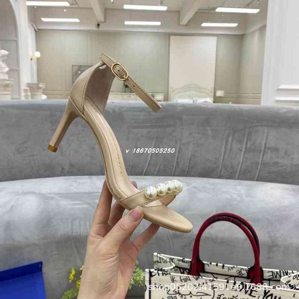 sandals versatile thick heel thin open toe sandals fairy fashion pearl one line buckle middle women's shoes, Black
sandals versatile thick heel thin open toe sandals fairy fashion pearl one line buckle middle women's shoes, Black