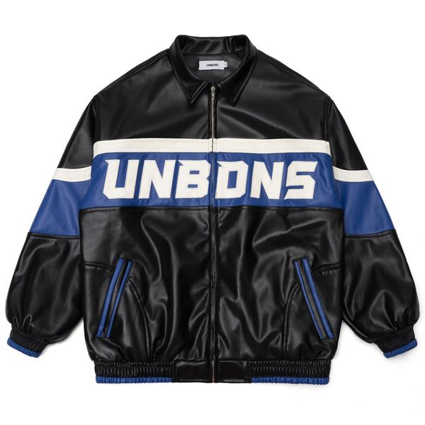 thicken pu leather jacket men autumn streetwear women letter patchwork leather jacke black coat hip hop biker ourtear 220816, Black;brown
thicken pu leather jacket men autumn streetwear women letter patchwork leather jacke black coat hip hop biker ourtear 220816, Black;brown