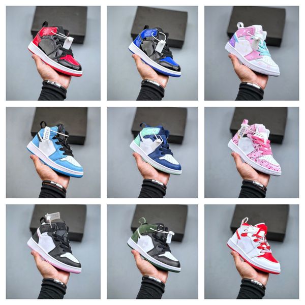 infant baby mid running shoes boys girls kids jumpman 1 og basketball shoes designer toddler enfants mid gs lucid green sports sneakers
infant baby mid running shoes boys girls kids jumpman 1 og basketball shoes designer toddler enfants mid gs lucid green sports sneakers