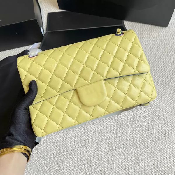 22s classic double flap shoulder bags colorful silver metal hardware chain designer bag lambskin diamond quilting luxury quilted patchwork c 
22s classic double flap shoulder bags colorful silver metal hardware chain designer bag lambskin diamond quilting luxury quilted patchwork c