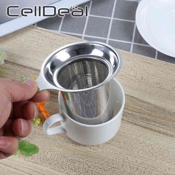 304 stainless steel reusable tea infuser strainer pot loose leaf spice filter kitchen accessories handle clip
304 stainless steel reusable tea infuser strainer pot loose leaf spice filter kitchen accessories handle clip