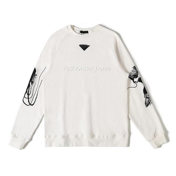 22fw france new classic painting sweatshirt early spring autumn man women crewneck pullover long sleeve fashion casual simple street high en, Black 
22fw france new classic painting sweatshirt early spring autumn man women crewneck pullover long sleeve fashion casual simple street high en, Black
