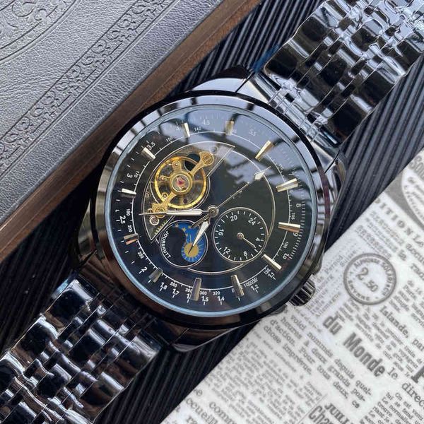 star live fire selling centennial mechanical tourbillon watch aviation sun moon timing breitlins, Slivery;brown
star live fire selling centennial mechanical tourbillon watch aviation sun moon timing breitlins, Slivery;brown
