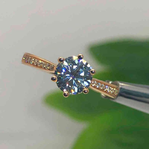 pure 18k rose gold 1ct 2ct 3ct round cut moissanite diamond ring jewelry wedding engagement ring classic six claw, Golden;silver
pure 18k rose gold 1ct 2ct 3ct round cut moissanite diamond ring jewelry wedding engagement ring classic six claw, Golden;silver