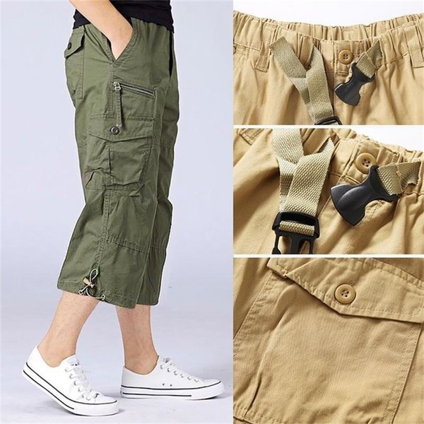 summer mens casual cotton cargo shorts overalls long length multi pocket breeches military pants male tactical short220622, White;black
summer mens casual cotton cargo shorts overalls long length multi pocket breeches military pants male tactical short220622, White;black