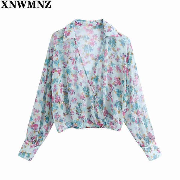 xnwmnz women fashion semisheer floral print cropped blouses woman vintage long sleeve elastic hem female shirts chic 210513, White
xnwmnz women fashion semisheer floral print cropped blouses woman vintage long sleeve elastic hem female shirts chic 210513, White