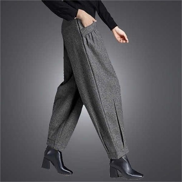 warm spring wool wide leg pants for women loose harem pants women's office trousers woman high waist pants lady 887b 201012, Black;white
warm spring wool wide leg pants for women loose harem pants women's office trousers woman high waist pants lady 887b 201012, Black;white